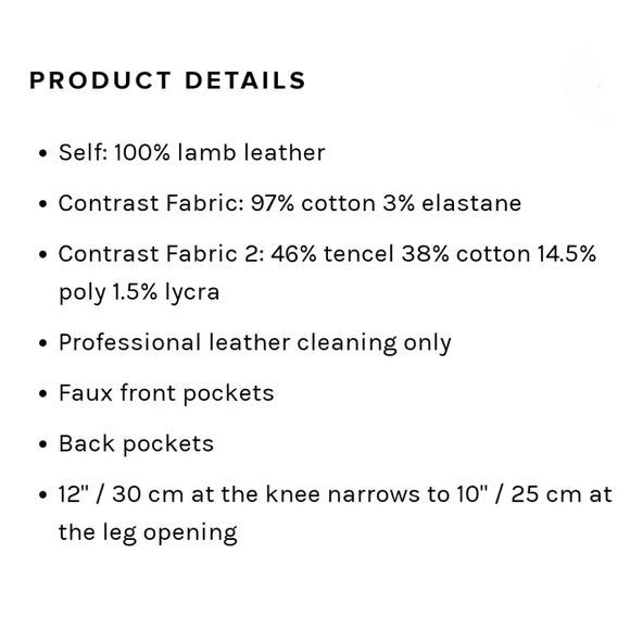 DL1961 Leather Skinny Emma Power Legging Jeans - Picture 8 of 12